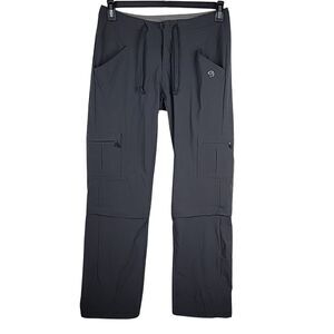 Mountain Hardwear Yuma Convertible Pants Womens Size 6 Dark Gray Stretch Nylon